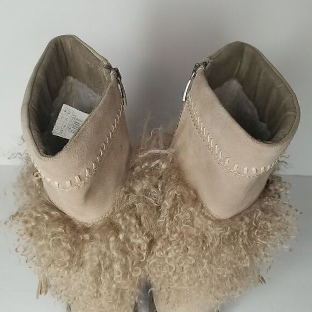 Kefas "Sami New" Authentic Goat Fur Suede Mocassin Winter Boots - Picture 10 of 11